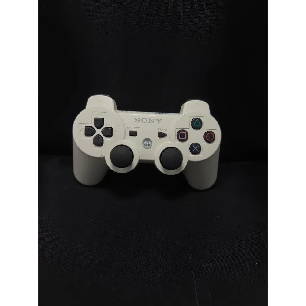 Sony PS3 DualShock 3 Wireless Controller – White OEM Original Tested